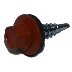 Farmárska skrutka 4,8x20 mm RAL 8004