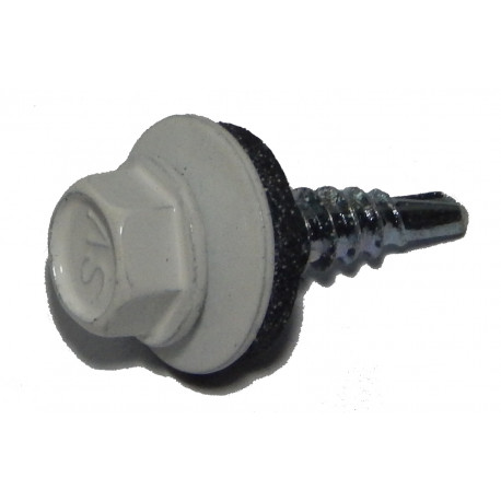 Farmárska skrutka 4,8x20 mm RAL 9002