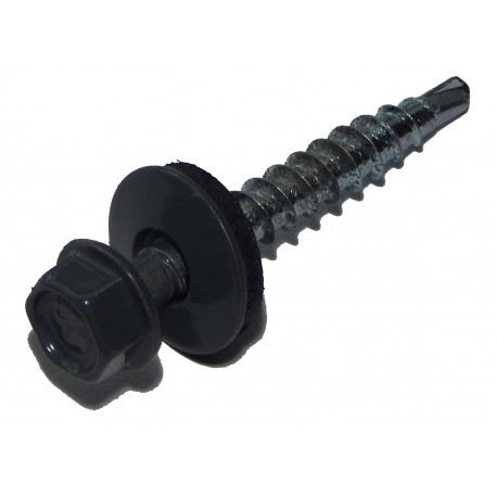 Farmárska skrutka 4,8x35 mm RAL 7016