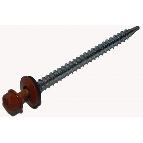 Farmárska skrutka 4,8x70 mm RAL 8004