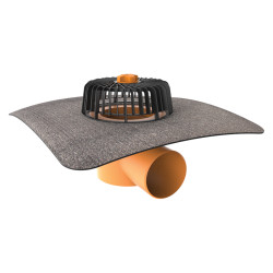 Strešná vpusť bočná TW 125 BIT V -  DN 125