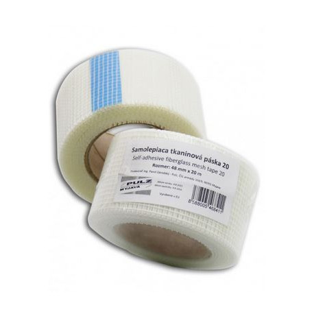 Sklotextilná páska lepiaca 5 cm x 45 m (sklenná páska)