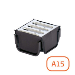 Napájacia kocka k žľabu 78x114 Zn