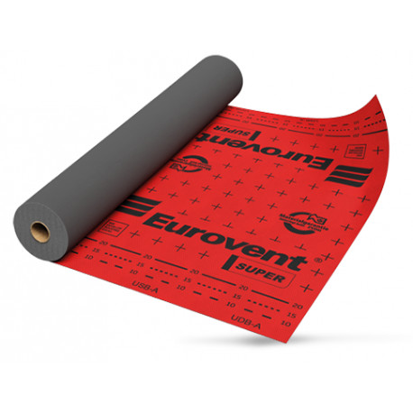 Vysoko difúzna kontaktná fólia - EUROVENT SUPER red 170